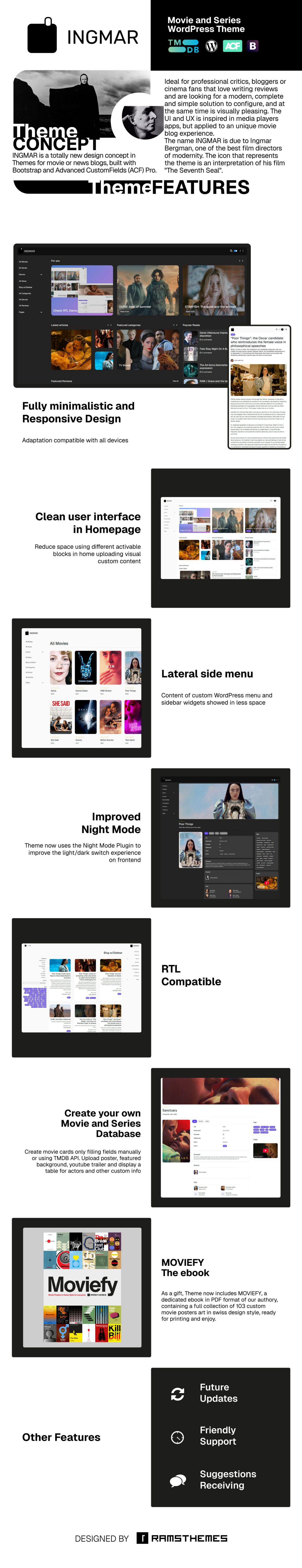 INGMAR Movie and Series WordPress Theme