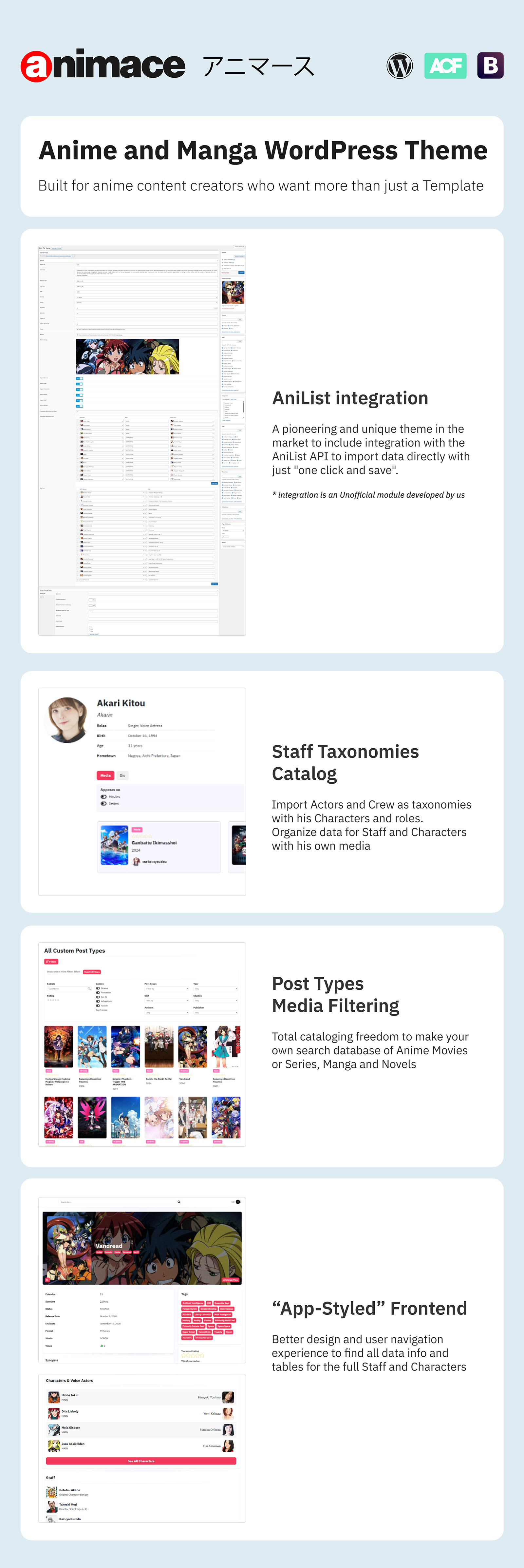 ANIMACE Anime and Manga WordPress Theme