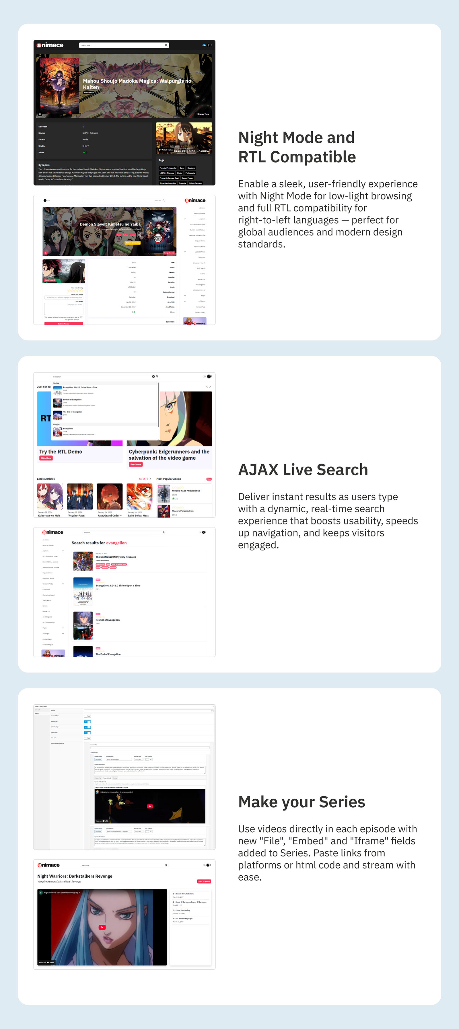 ANIMACE Anime and Manga WordPress Theme