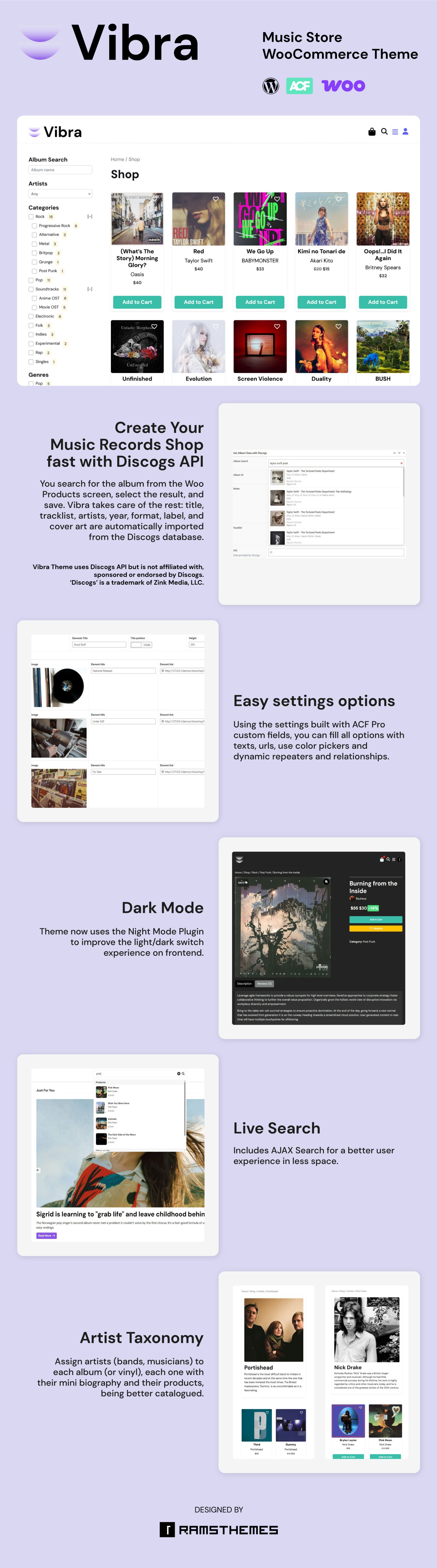 VIBRA – WooCommerce Theme for Music Stores