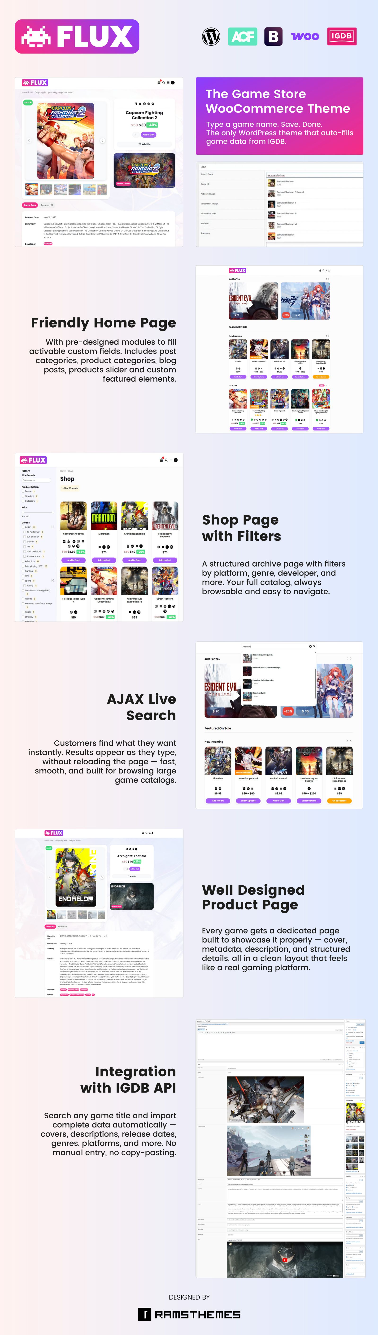 FLUX Game Store WooCommerce WordPress Theme FLUX Game Store WooCommerce WordPress Theme