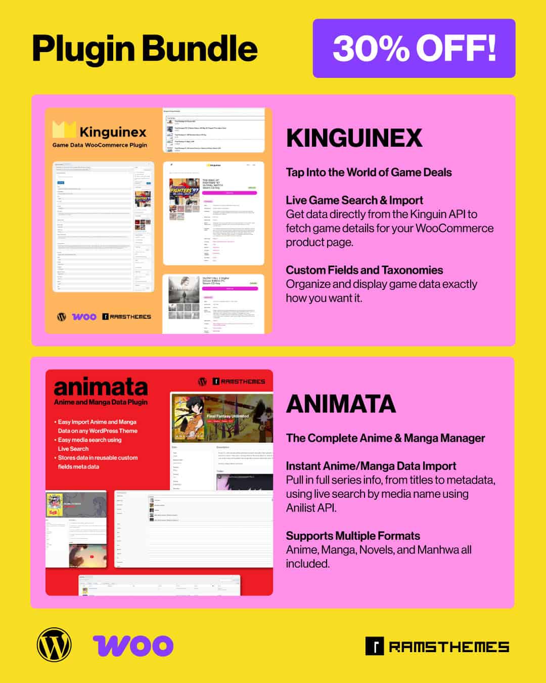 KINGUINEX + ANIMATA Plugin Bundle 30% OFF