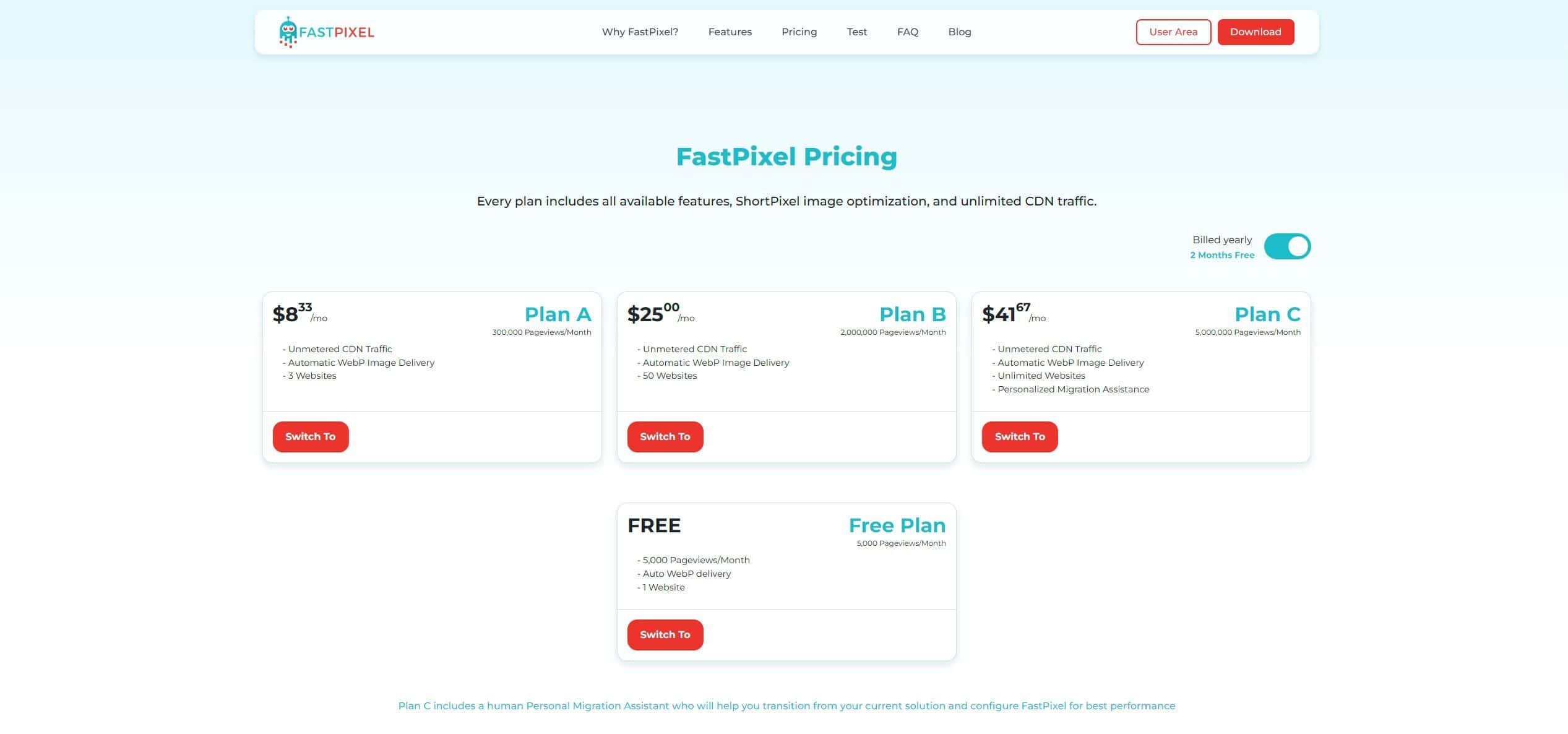 FASTPIXEL Pricing Plans