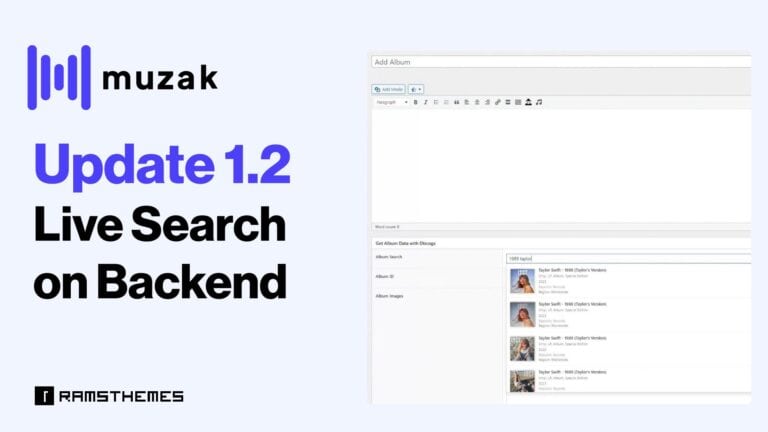 MUZAK Update 1.2: Instant Artist and Album Search on Backend