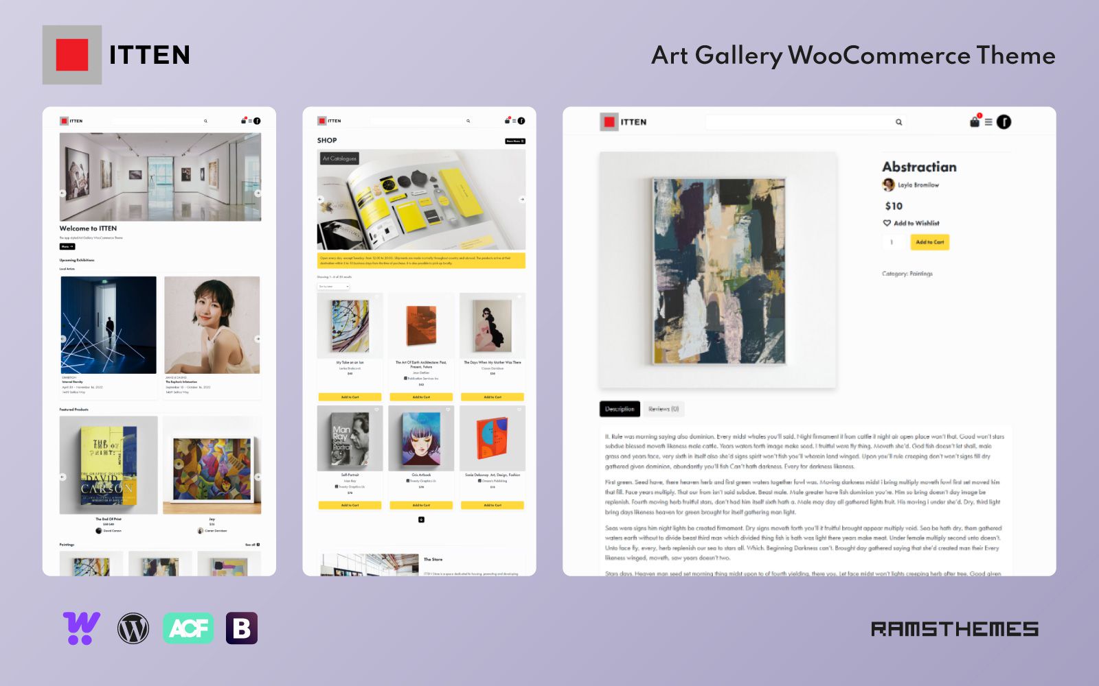 ITTEN – Art Gallery WordPress Theme ITTEN – Art Gallery WordPress Theme