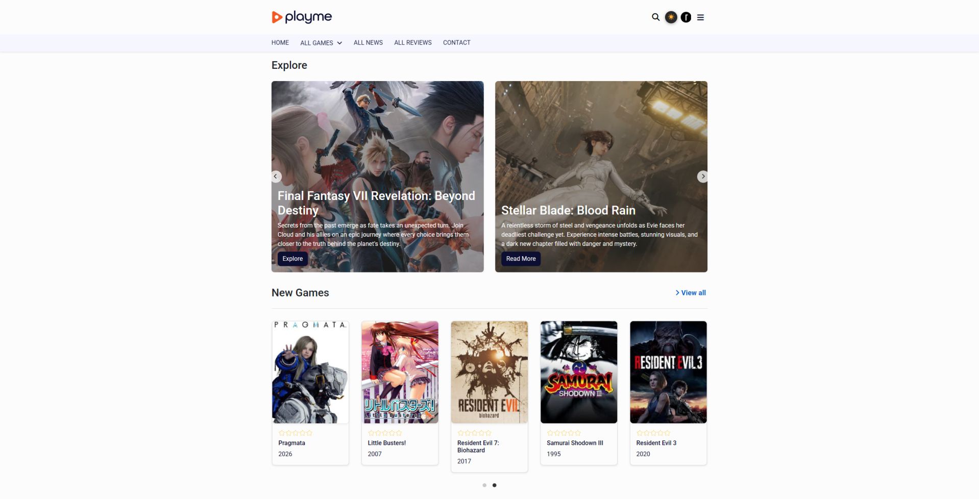 PLAYME 1.4 New Optional Navbar Menu PLAYME 1.4 New Optional Navbar Menu
