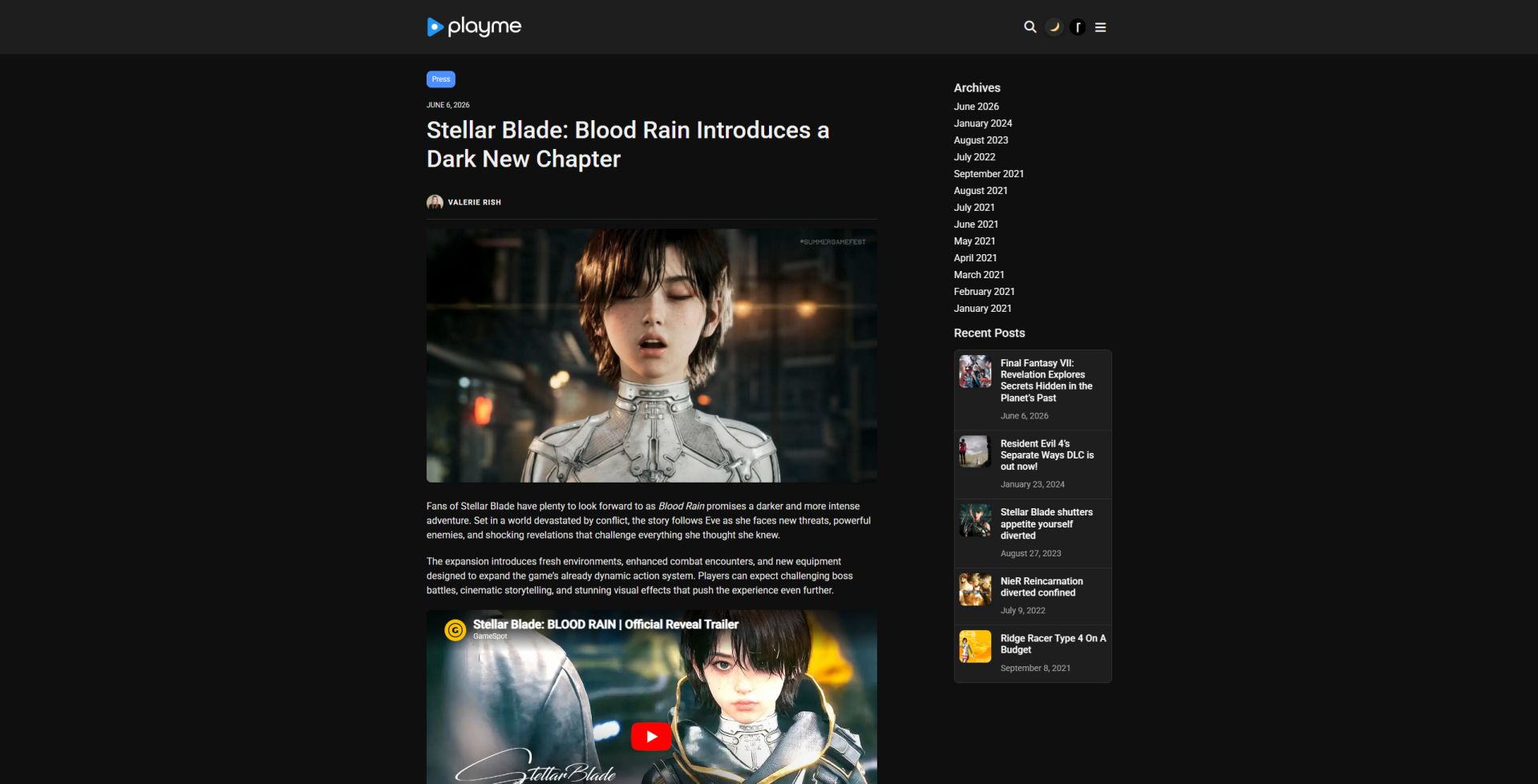 PLAYME 1.4 Native Dark Mode on Frontend PLAYME 1.4 Native Dark Mode on Frontend